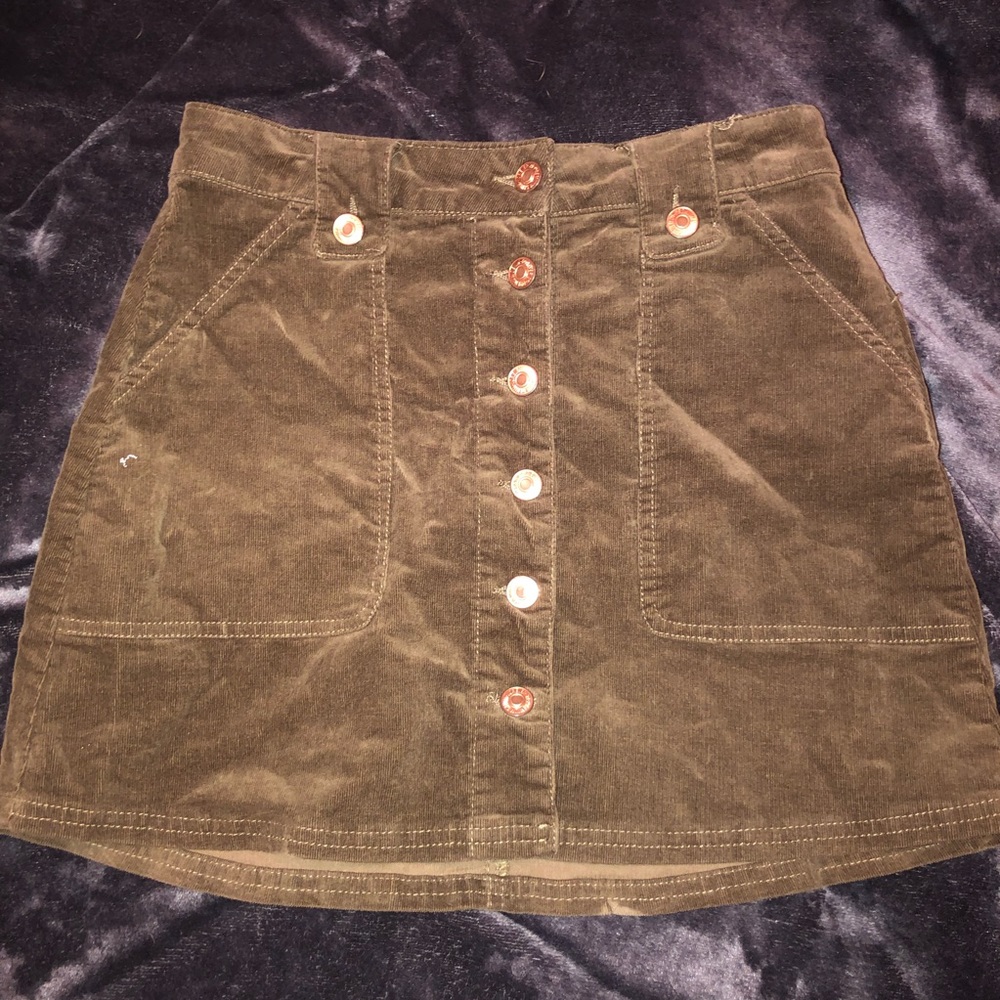 Olive Mini Skirt